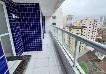 Lindo apartamento novo com 2 dormitórios, 100 metros da praia