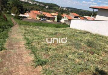 Terreno à venda, 322 m² por r$ 240.000,00 - santa rosa - piracicaba/sp