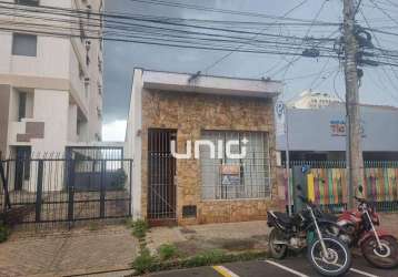 Casa comercial no centro de piracicaba para venda