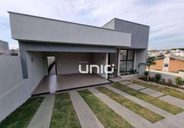 Casa com 3 dormitórios à venda, 150 m² por r$ 990.000,00 - soleil - piracicaba/sp