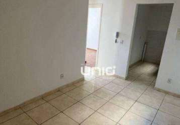 Apartamento com 2 dormitórios à venda, 46 m² por r$ 160.000,00 - campestre - piracicaba/sp