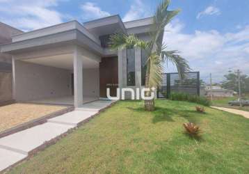 Casa com 3 dormitórios , 197 m² - venda por r$ 1.550.000 ou aluguel por r$ 733/mês - loteamento residencial e comercial villa d'aquila - piracicaba/sp