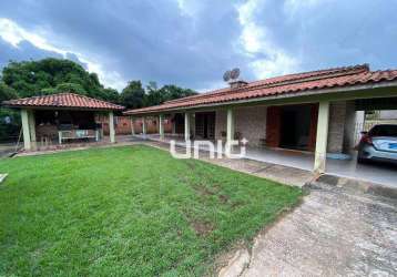 Chácara com 3 dormitórios à venda, 3580 m² por r$ 750.000,00 - santa olímpia - piracicaba/sp