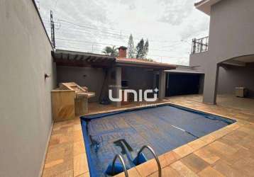 Casa com 4 dormitórios para alugar, 254 m² por r$ 5.778,92/mês - nova piracicaba - piracicaba/sp