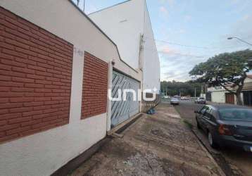 Casa com barracão comercial a venda no bairro nova américa - piracicaba/sp com 309m² de área construída