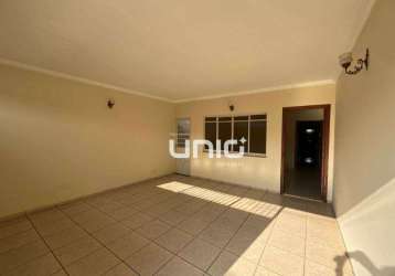 Casa com 3 dormitórios para alugar, 192 m² por r$ 3.532,28/mês - vila independência - piracicaba/sp