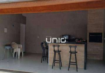 Casa com 3 dormitórios à venda, 140 m² por r$ 460.000,00 - vale do sol - piracicaba/sp