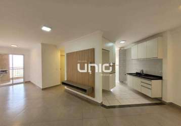 Excelente apartamento disponível para locação e venda no condomínio mirage residence, localizado no bairro paulicéia em piracicaba/sp.