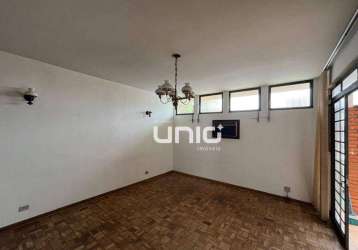 Casa com 3 dormitórios para alugar, 196 m² por r$ 3.596,93/mês - centro - piracicaba/sp