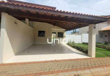 Casa com 3 dormitórios para alugar, 127 m² por r$ 3.761,37/mês - loteamento são francisco - piracicaba/sp