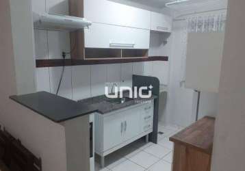 Apartamento com 2 dormitórios à venda, 47 m² por r$ 160.000 - dois córregos - piracicaba/sp