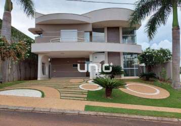 Casa com 4 dormitórios à venda, 368 m² por r$ 3.298.000,00 - monte alegre - piracicaba/sp