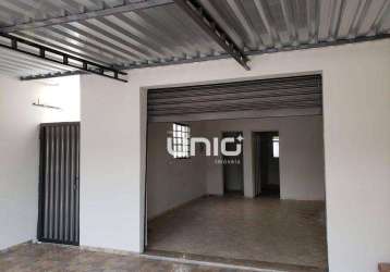 Salão para alugar, 170 m² por r$ 1.600,00/mês - vila industrial - piracicaba/sp