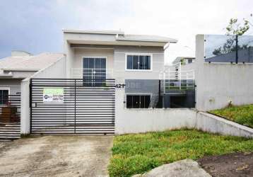 Casa para venda em araucária, passaúna, 2 dormitórios, 1 suíte, 2 banheiros, 3 vagas