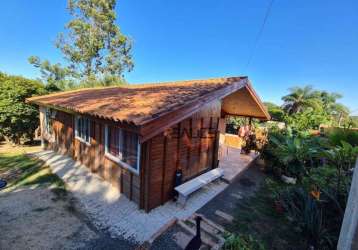 Casa/chácara com 2 dormitórios à venda, 94 m² por r$ 800.000 - recanto campestre internacional de viracopos gleba 1 - indaiatuba/sp