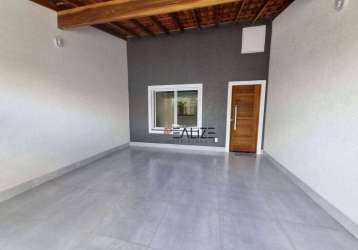 Casa nova com 3 dormitórios à venda, 90 m² por r$ 495.000 - jardim alice - indaiatuba/sp