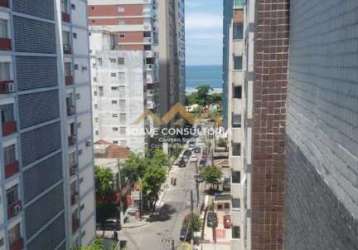 Apartamento com 4 quartos à venda na rua da paz, boqueirão, santos, 134 m2 por r$ 800.000