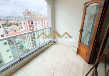 Cobertura com 4 quartos à venda na rua enguaguaçu, ponta da praia, santos, 405 m2 por r$ 1.750.000