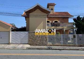 Sobrado com 3 dormitórios para alugar, 420 m² por r$ 9.000/mês - jardim maria augusta - taubaté/sp