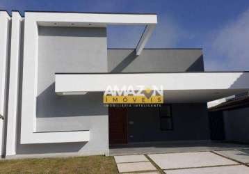 Casa com 3 dormitórios à venda, 160 m² por r$ 1.300.000,00 - parque piracangagua - taubaté/sp