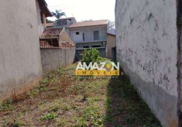 Terreno à venda, 125 m² por r$ 175.000,00 - granja daniel - taubaté/sp