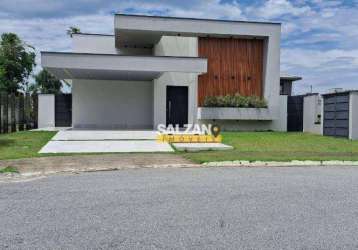 Casa com 3 dormitórios para alugar, 200 m² por r$ 12.460,00/mês - condomínio terras de san marco - taubaté/sp