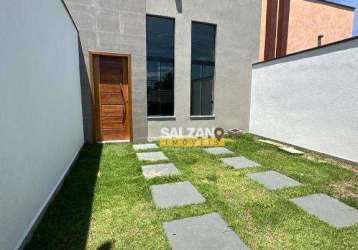 Casa com 2 dormitórios à venda, 80 m² por r$ 318.000 - jardim continental - taubaté/sp