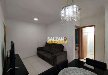 Apartamento com 2 dormitórios à venda, 48 m² por r$ 210.000 - parque senhor do bonfim - taubaté/sp