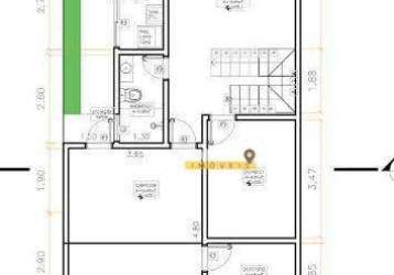 Sobrado com 2 dormitórios à venda, 140 m² por r$ 733.000 - condomínio villa borguese - taubaté/sp