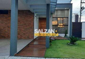 Casa com 3 dormitórios à venda, 146 m² por r$ 820.000 - condomínio alphaville - taubaté/sp