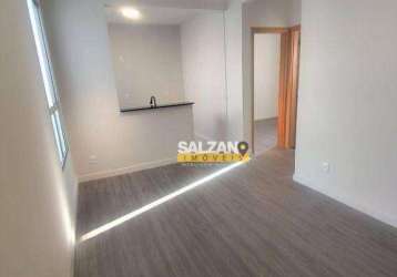 Apartamento com 2 dormitórios à venda, 45 m² por r$ 190.000,00 - jardim gurilândia - taubaté/sp