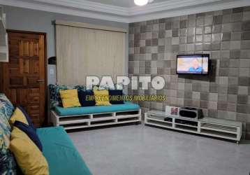 Sobrado de condomínio com 3 dorms, caiçara, praia grande - r$ 380 mil, cod: 60013364