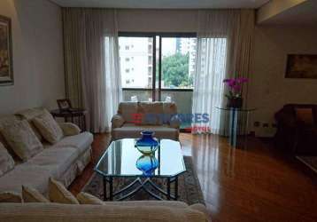 Apartamento com 4 dormitórios à venda, 263 m² por r$ 3.000.000,00 - campo belo - são paulo/sp