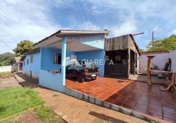 Lote ótimas dimensões com 2 casas mistas à venda, rossoni, centro, toledo - pr