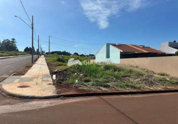 Terreno à venda, loteamento habitabem brasil jardim pinheirinho, toledo - pr