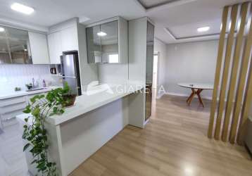 Apartamento semi-mobiliado para locação, jardim panorama, toledo - pr