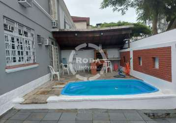 Sobrado para locação com piscina e churrasqueira. boqueirão - santos/sp