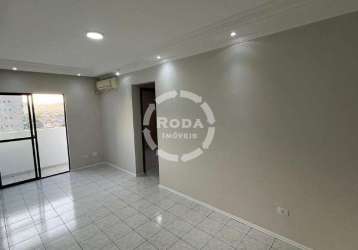 Apartamento de 2 dormitórios, 2 banheiros em santos no estuário.