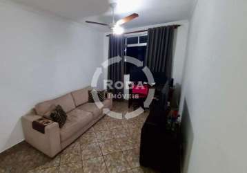 Apartamento à venda, 1 quarto, 1 vaga, macuco - santos/sp