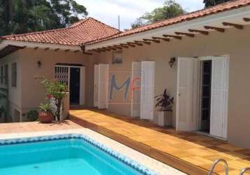 Excelente casa em sto amaro, 463m² a.c., 600m² a.t., 4 quartos (2 suítes), 8 vagas, salão de festas, piscina, adega, sauna zer 1  (ref 17.905)