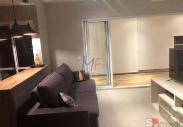 Ref: 14.938 - lindo studio, com 55 m² de área privativa, 1 dormitório, varanda enorme,  e bem decorada com móveis planejados, 1 vaga.