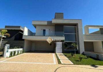 Casa com 3 dormitórios à venda, 284 m² por r$ 2.250.000,00 - condomínio dona maria josé - indaiatuba/sp