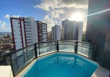 Apartamento com 1 dormitório, 1 suíte à venda, 99 m² por r$ 440.000,00 - pituba - salvador/ba