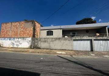 Casa com galpão em lote de esquina no letícia belo horizonte - ca00571