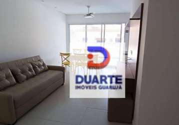 Apartamento com 3 dormitórios para alugar, 120 m² por r$ 8.000,00/mês - tombo - guarujá/sp