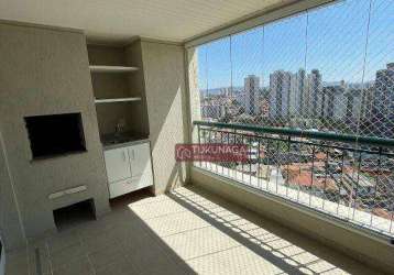 Apartamento com 4 dormitórios no vila das flores à venda, 143 m² por r$ 1.700.000 - vila augusta - guarulhos/sp