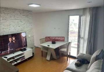 Apartamento com 3 dormitórios à venda, 68 m² por r$ 400.000 - vila so ricardo - guarulhos/sp