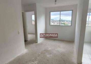 Apartamento reserva tarumã  com 2 dormitórios à venda, 42 m² por r$ 200.000 - vila nova bonsucesso - guarulhos/sp