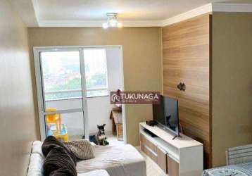 Apartamento conquista com 3 dormitórios à venda, 59 m² por r$ 402.000 - jardim imperador - guarulhos/sp