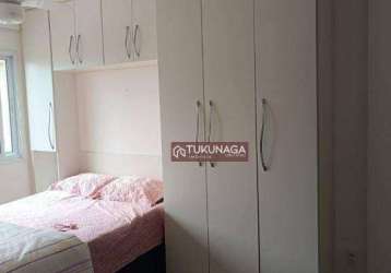 Studio com 1 dormitório à venda, 30 m² por r$ 290.000,00 - gopoúva - guarulhos/sp